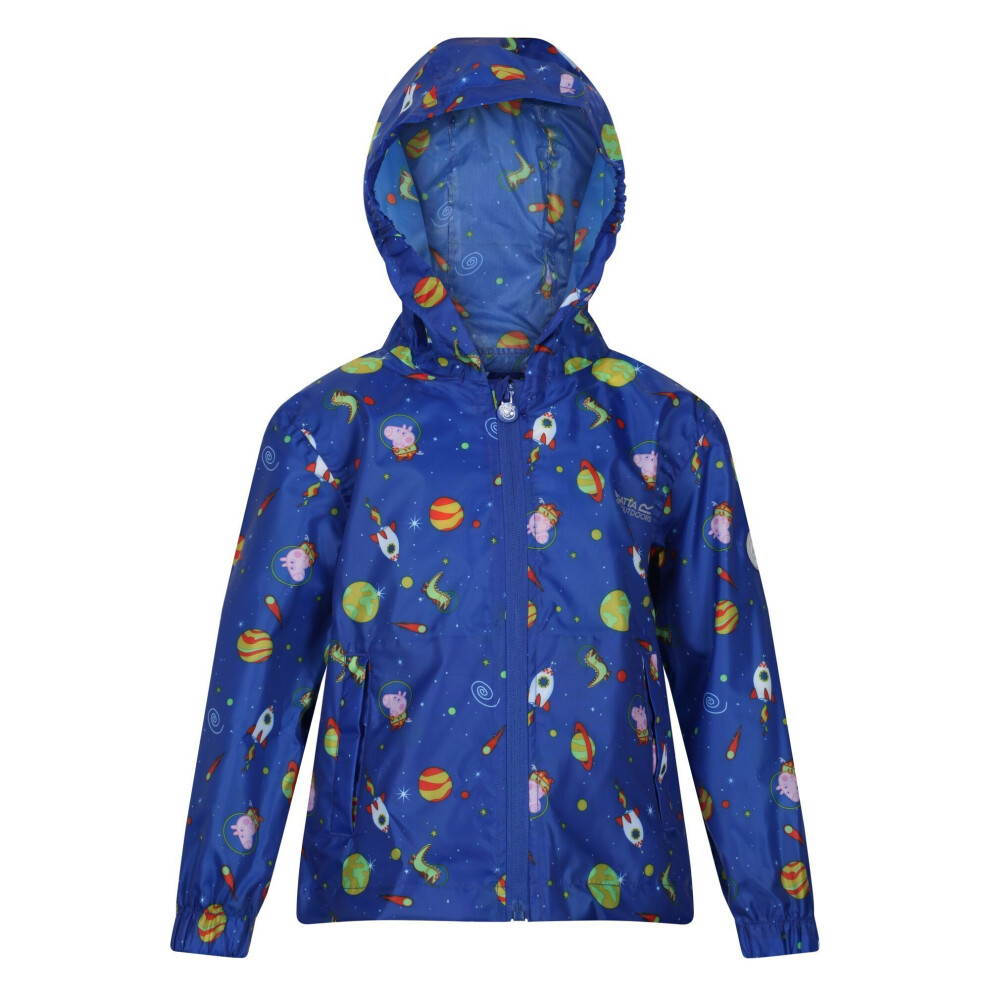 (2-3 Years, Surf Spray) Regatta Childrens/Kids Peppa Pig Cosmic Packaway Raincoat