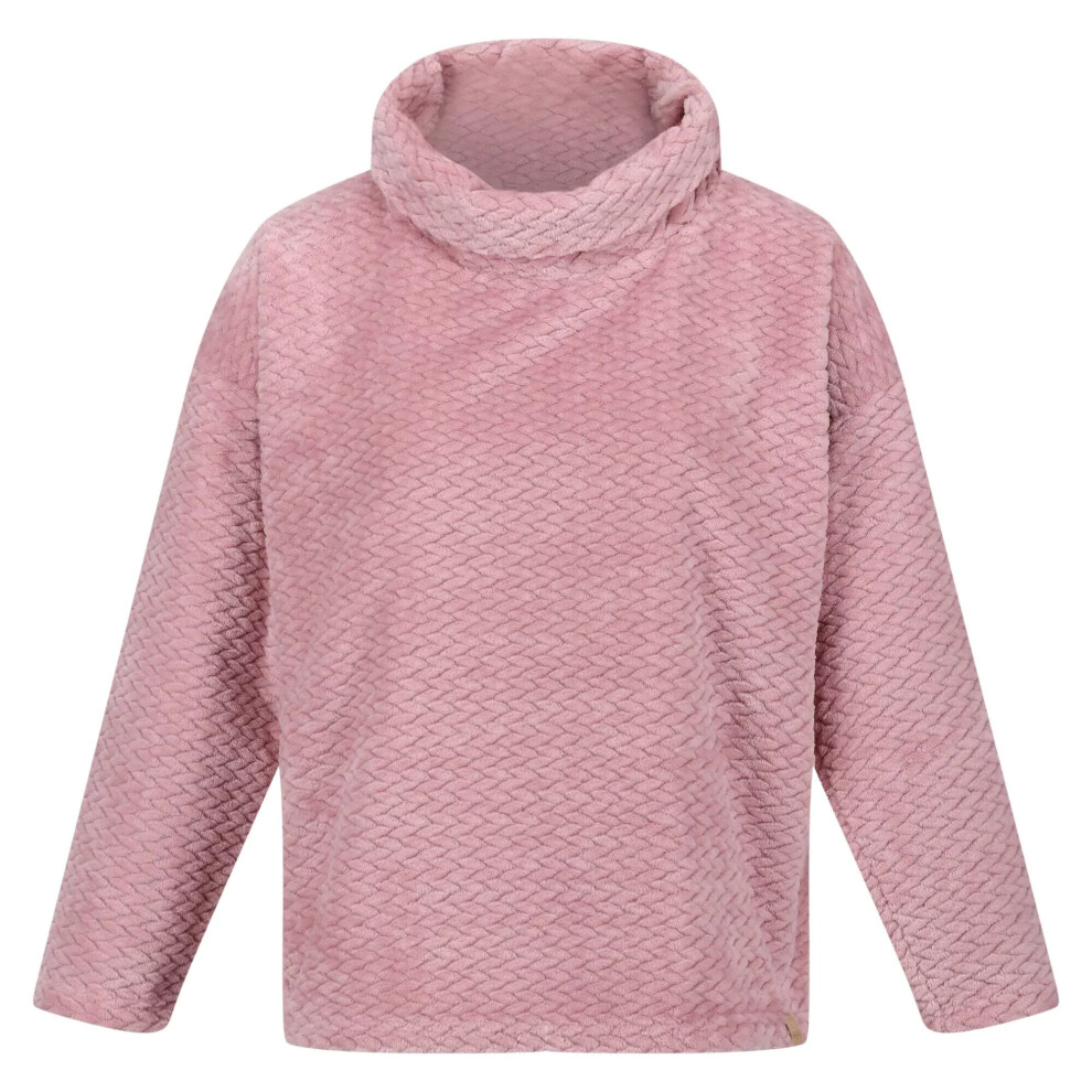 (8 UK, Powder Pink) Regatta Womens/Ladies Bekkah Plaited Fluffy Jumper