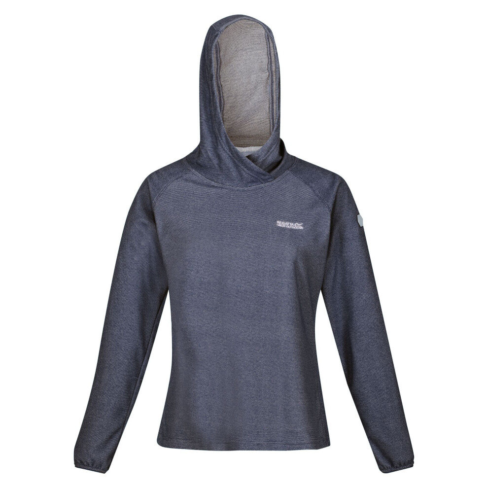 (8 UK, Navy/White) Regatta Womens/Ladies Montes Lightweight Hoodie