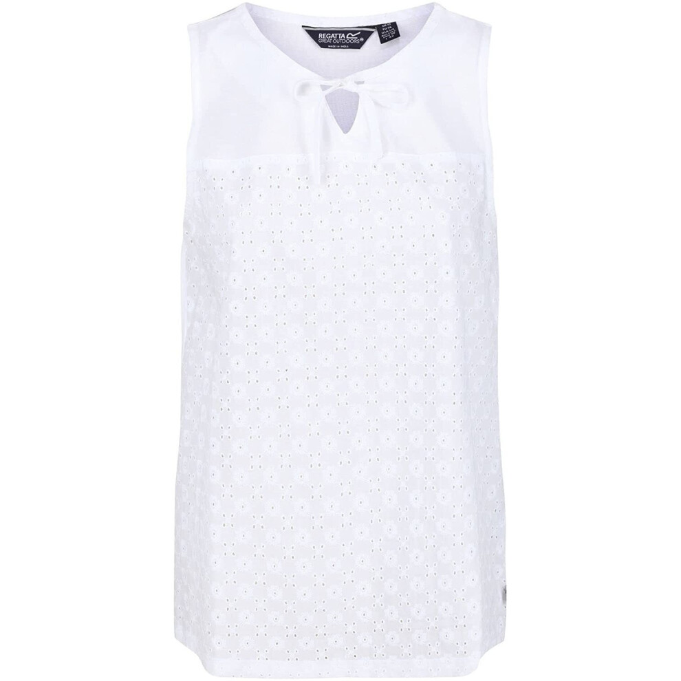 (10 UK, White) Regatta Womens/Ladies Janessa Top
