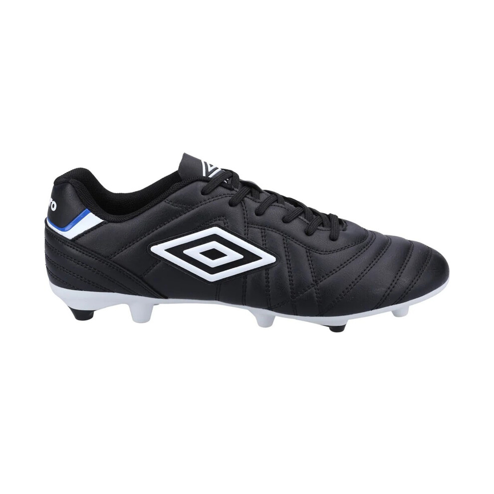 (7 UK, Black/White) Umbro Mens Speciali Liga Leather Football Boots