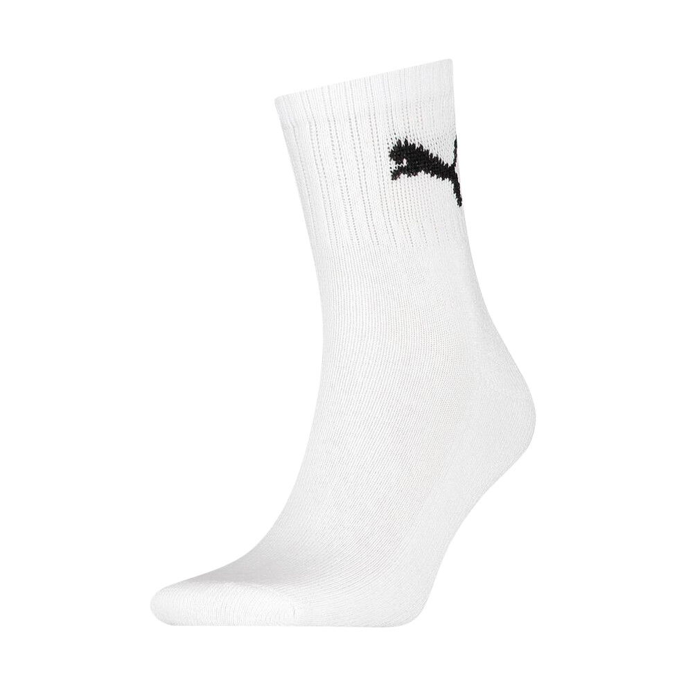 (6 UK-8 UK, White) Puma Unisex Adult Lightweight Crew Socks (Pack of 3)