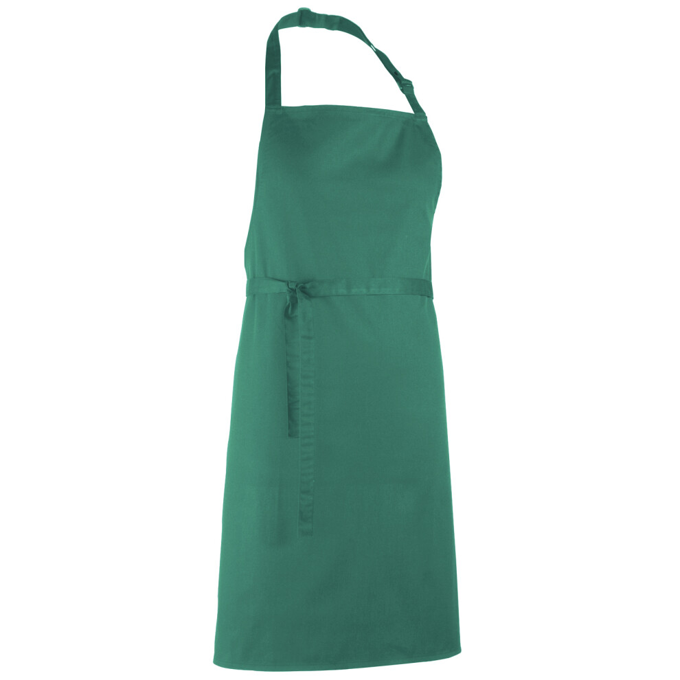 (One Size, Emerald) Premier Colours Bib Apron / Workwear