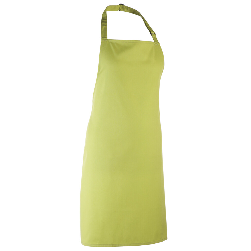 (One Size, Lime) Premier Colours Bib Apron / Workwear