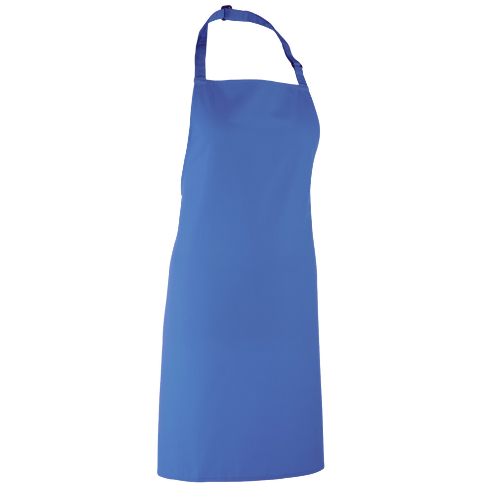 (One Size, Sapphire) Premier Colours Bib Apron / Workwear