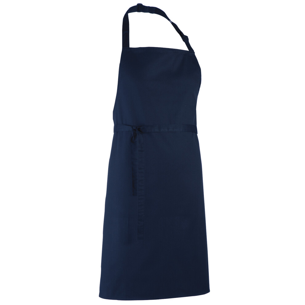 (One Size, Navy) Premier Colours Bib Apron / Workwear