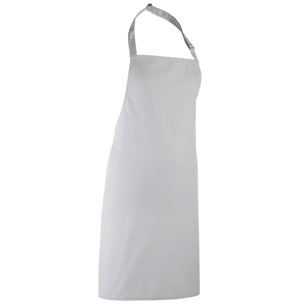 (One Size, Steel) Premier Colours Bib Apron / Workwear