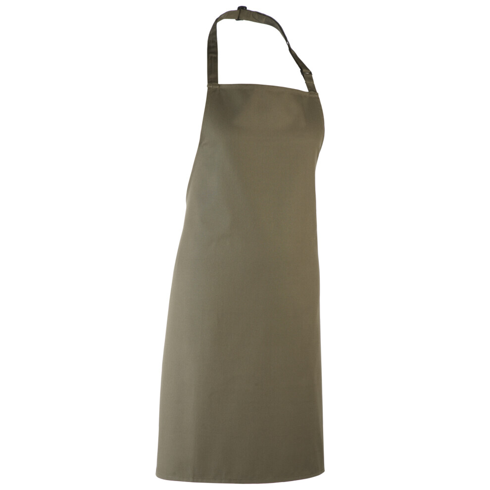 (One Size, Sage) Premier Colours Bib Apron / Workwear