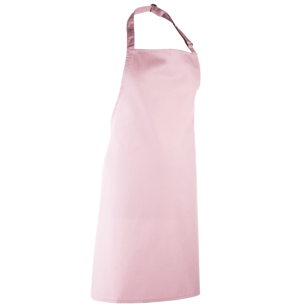 (One Size, Pink) Premier Colours Bib Apron / Workwear