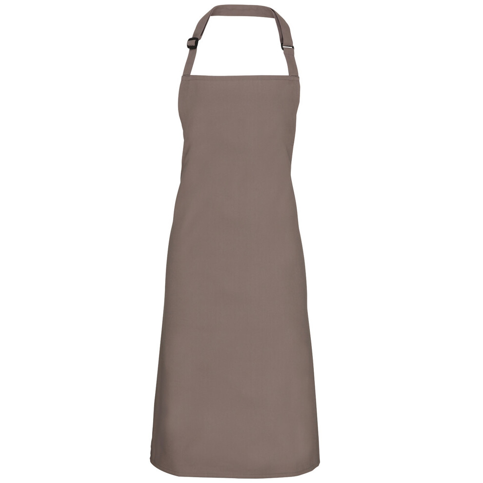 (One Size, Mushroom) Premier Colours Bib Apron / Workwear