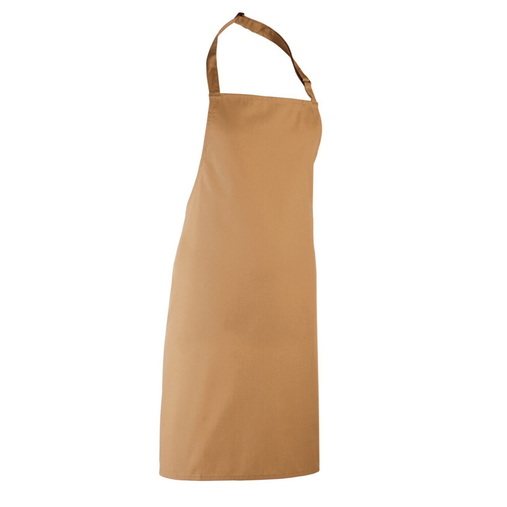 (One Size, Camel) Premier Colours Bib Apron / Workwear