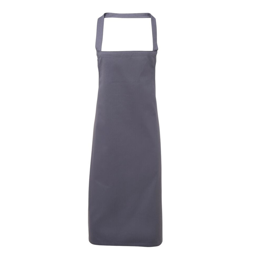 (One Size, Steel) Premier Ladies/Womens Slim Apron (no Pocket) / Workwear