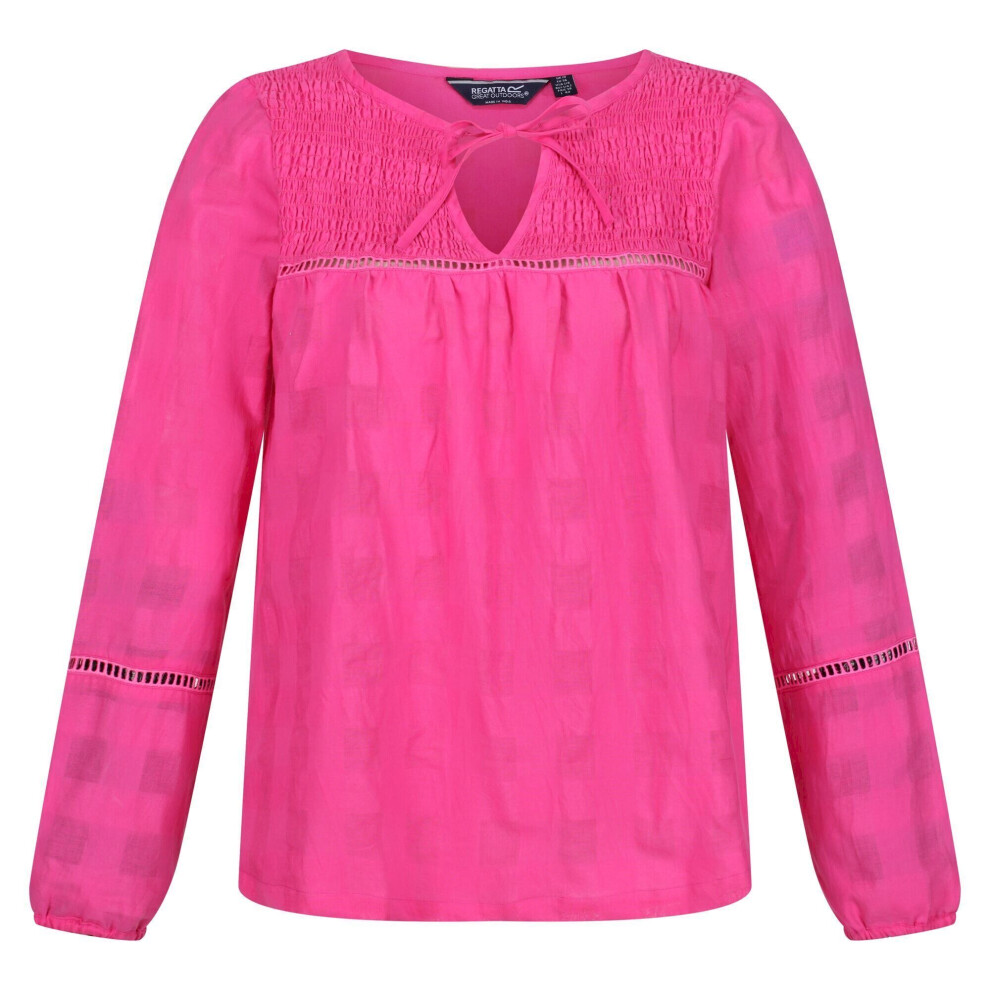 (18 UK, Pink Fushion) Regatta Womens/Ladies Calluna Long-Sleeved Blouse