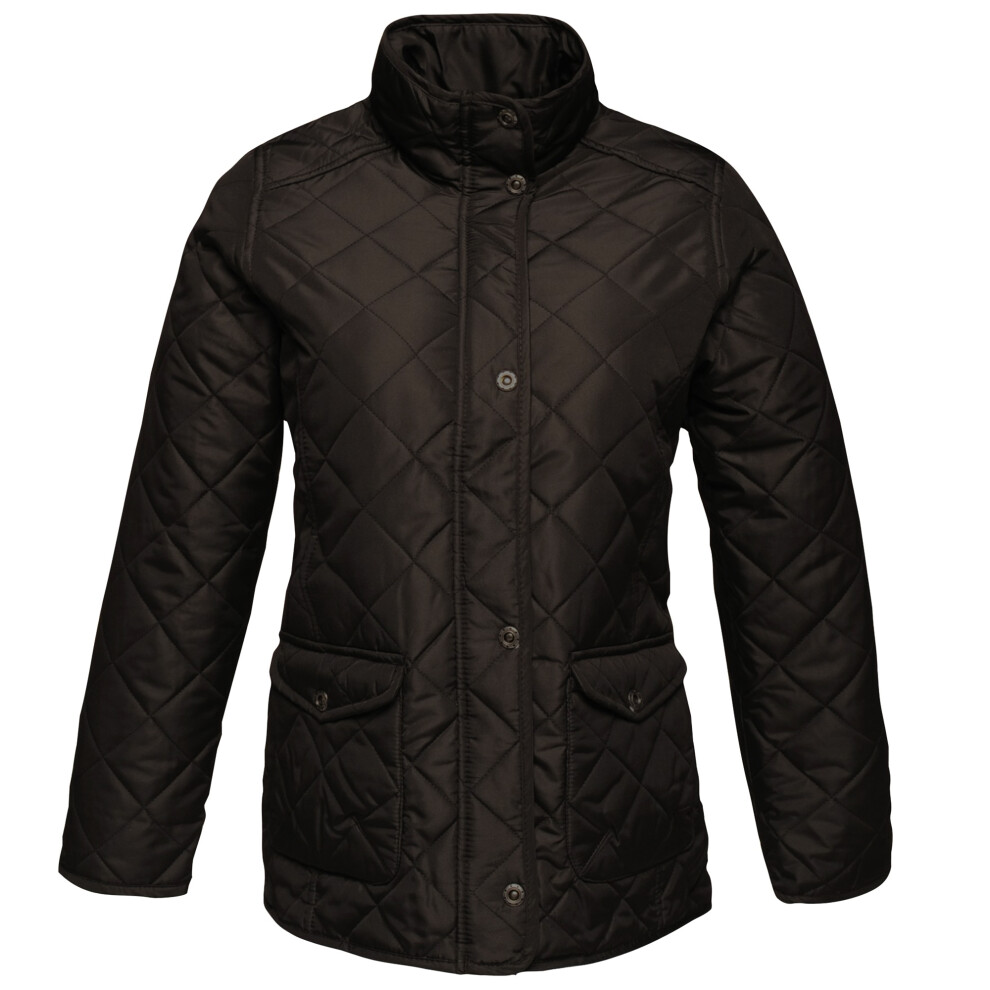 (12 UK, Black) Regatta Womens/Ladies Tarah Quilted Jacket