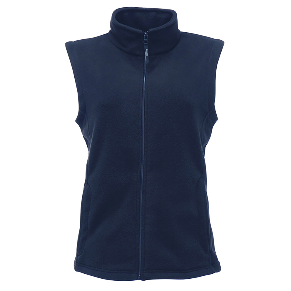 (16, Dark Navy) Regatta Womens/Ladies Micro Fleece Bodywarmer / Gilet