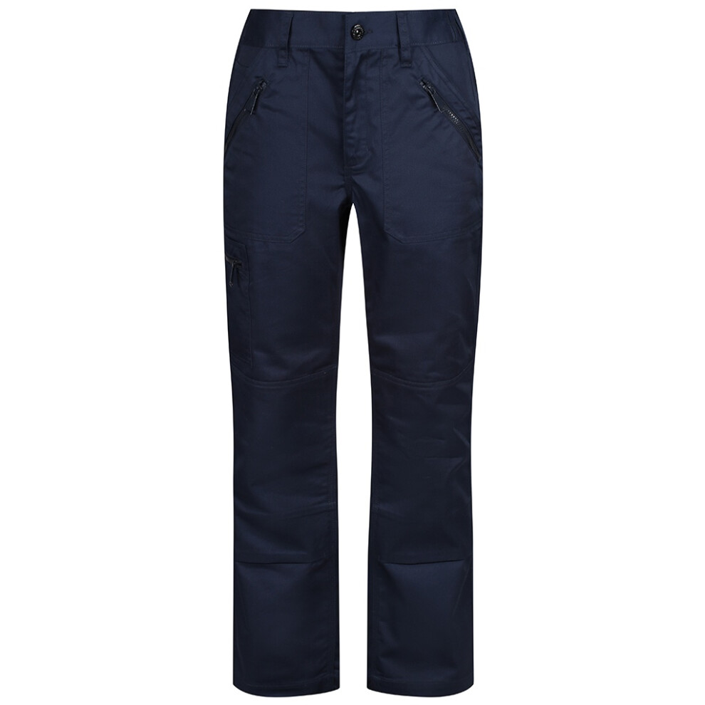 (18 UK L, Navy) Regatta Womens/Ladies Pro Action Trousers