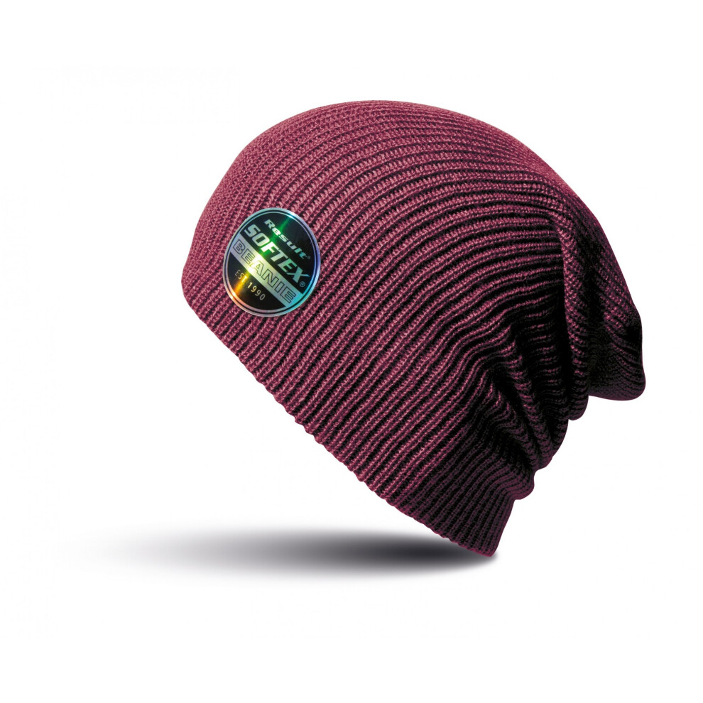 (One Size, Claret Red) Result Winter Essentials Core Softex Beanie Hat