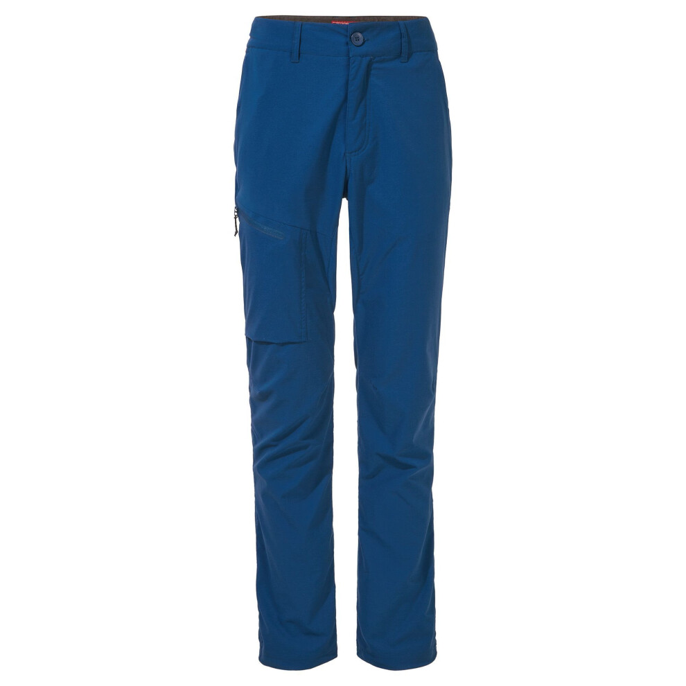 (34L, Poseidon Blue) Craghoppers Mens Pro Active Nosilife Trousers