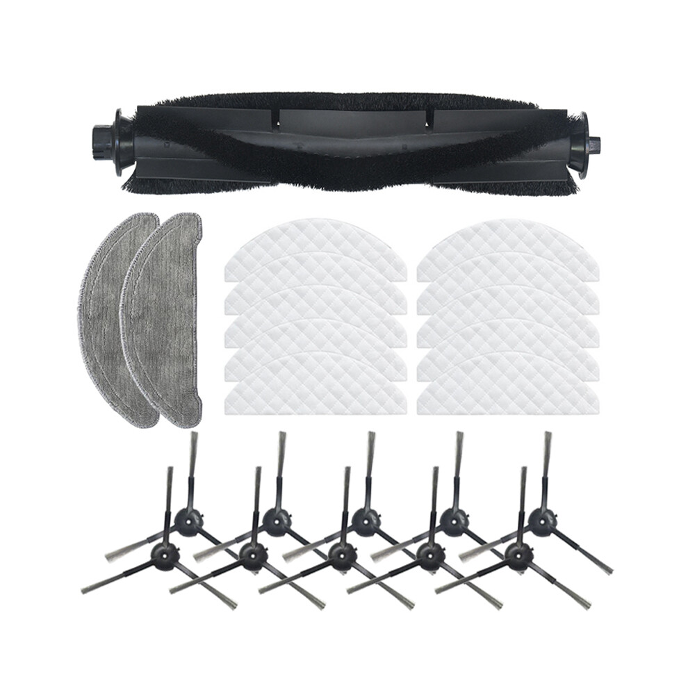 Promotion!23Pcs for Roidmi EVE Plus Robot Vacuum Cleaner Main Brush Side Brush Mop Cloth Disposable Clean Cloth Replacement Part-image-OPC-PDYNR89-NEW
