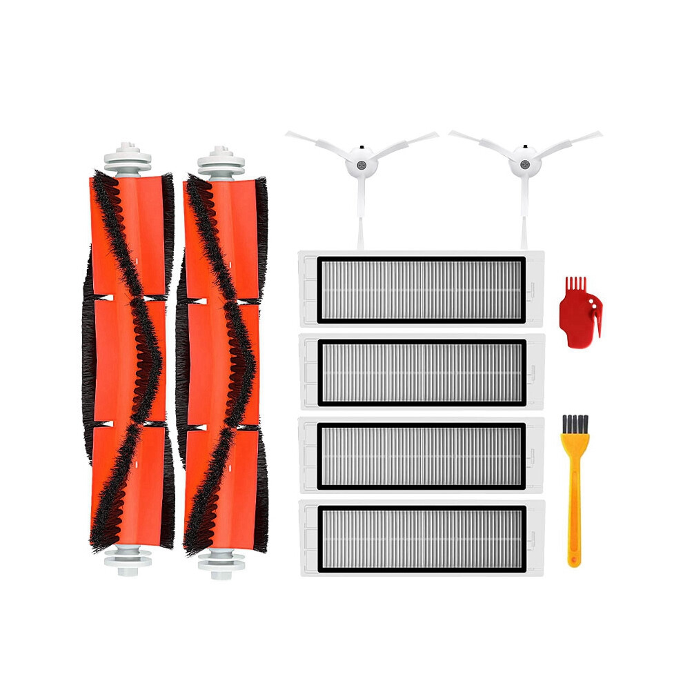 Promotion!HEPA Filter+Side Brush+Main Brush for XIAOMI MI Robot Generation Roborock S50 S51 E25 Vacuum Cleaner Parts Replacement-image-OPC-PDYNRGS-NEW