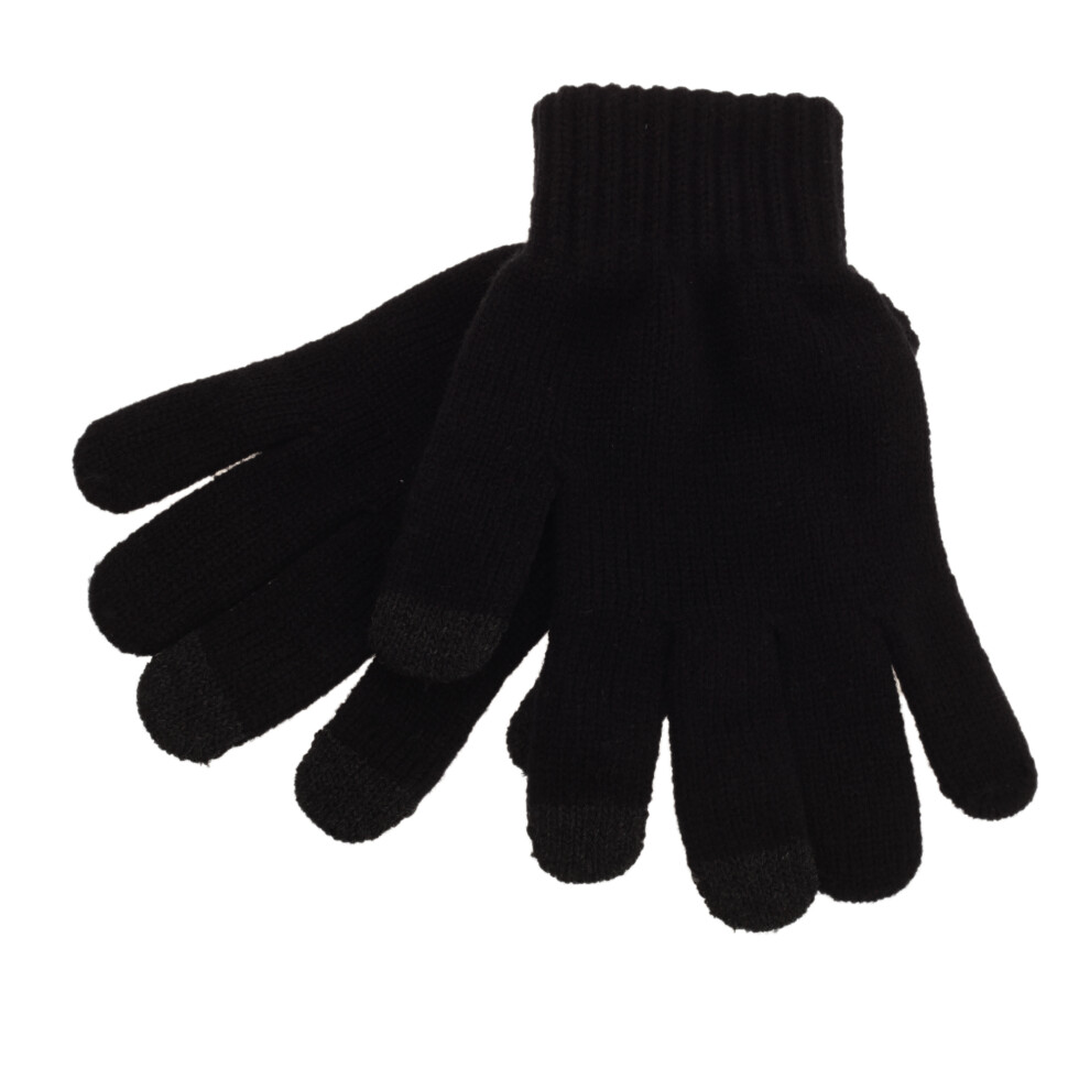 (S/M, Black) Beechfield Unisex Touchscreen Smart Phone / IPhone / IPad Winter Gloves