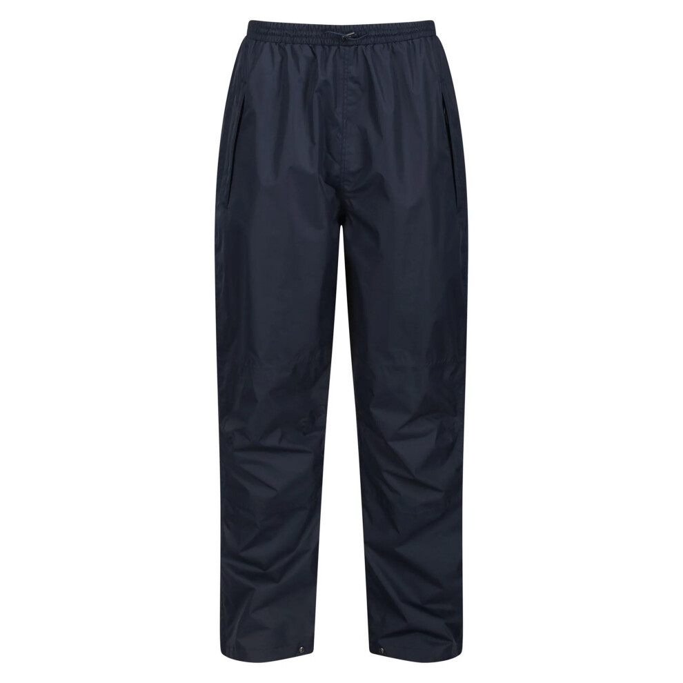 (2XL UK, Navy) Regatta Mens Waterproof Breathable Linton Trousers