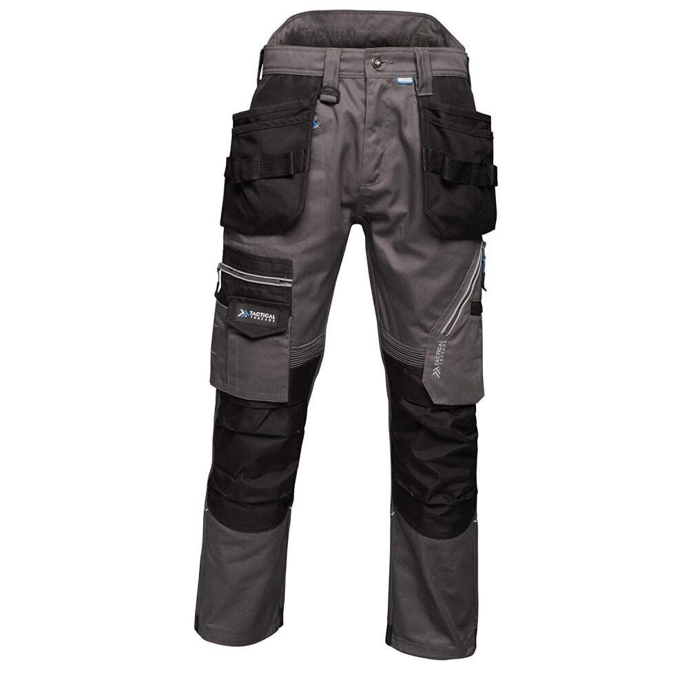 (30R, Iron) Regatta Mens Execute Holster Premium Work Trousers