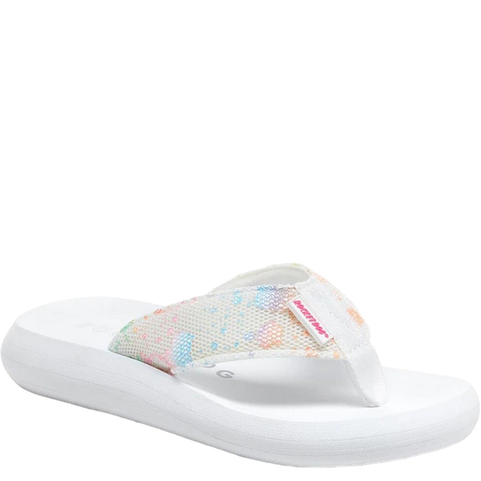 (6 UK, White) Rocket Dog Womens/Ladies Spotlight Barker Flip Flops