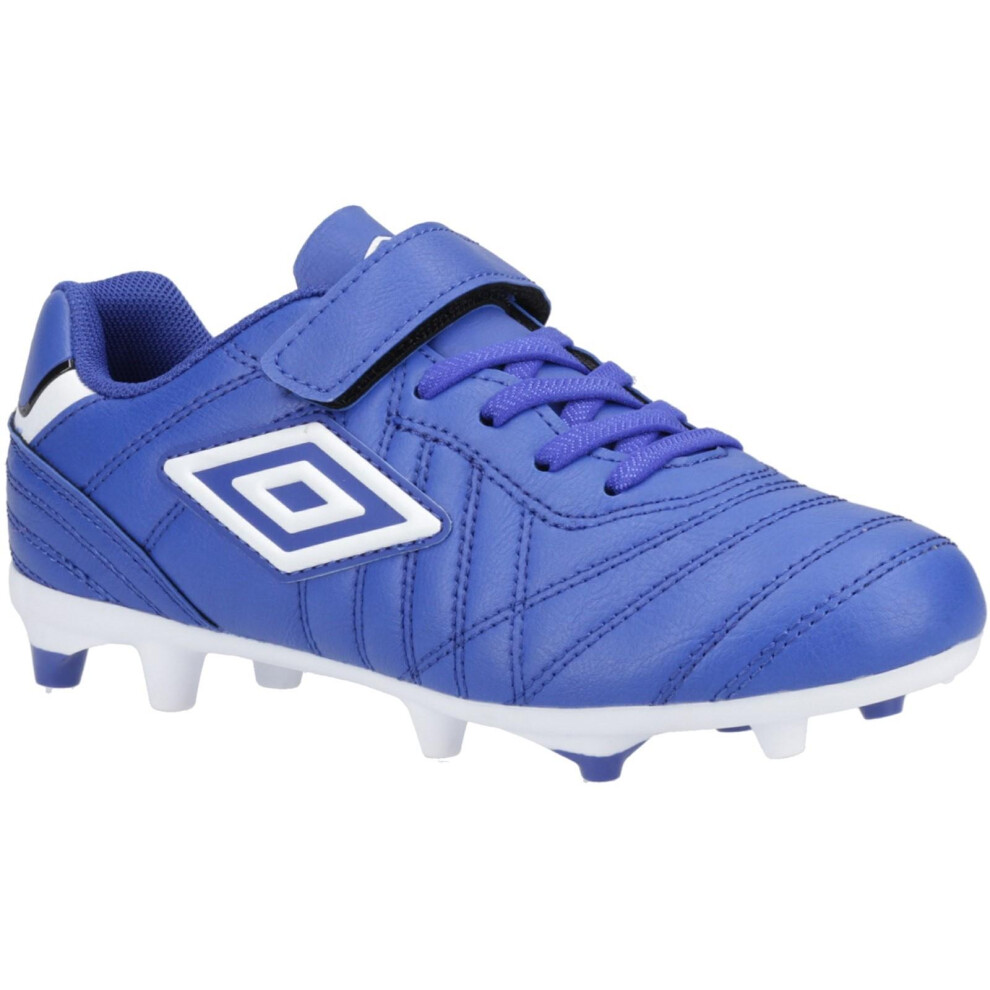 (11 UK Child, Royal Blue) Umbro Childrens/Kids Speciali Liga Firm Leather Football Boots