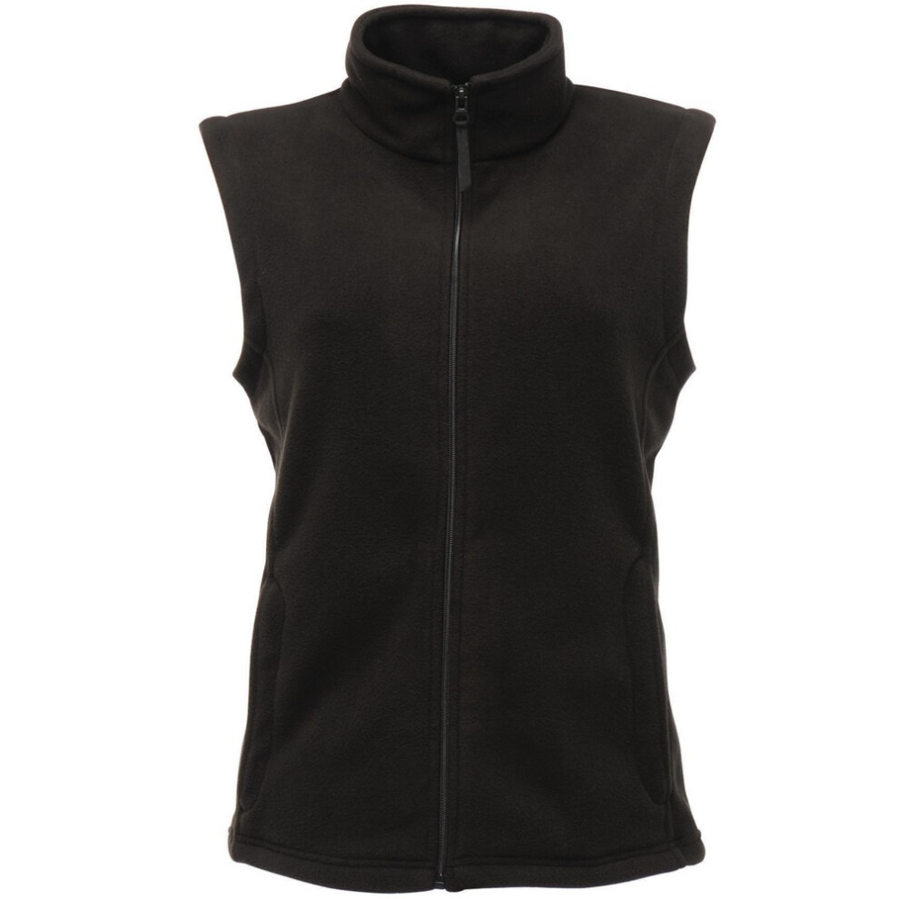 (8, Black) Regatta Womens/Ladies Micro Fleece Bodywarmer / Gilet