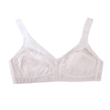 (34DD, White) Marlon Womens/Ladies Lace Firm Control Non Wired Bra