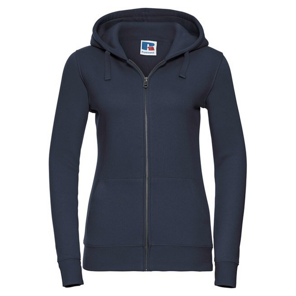 (XL, French Navy) Russell Womens/Ladies Authentic Full Zip Hoodie