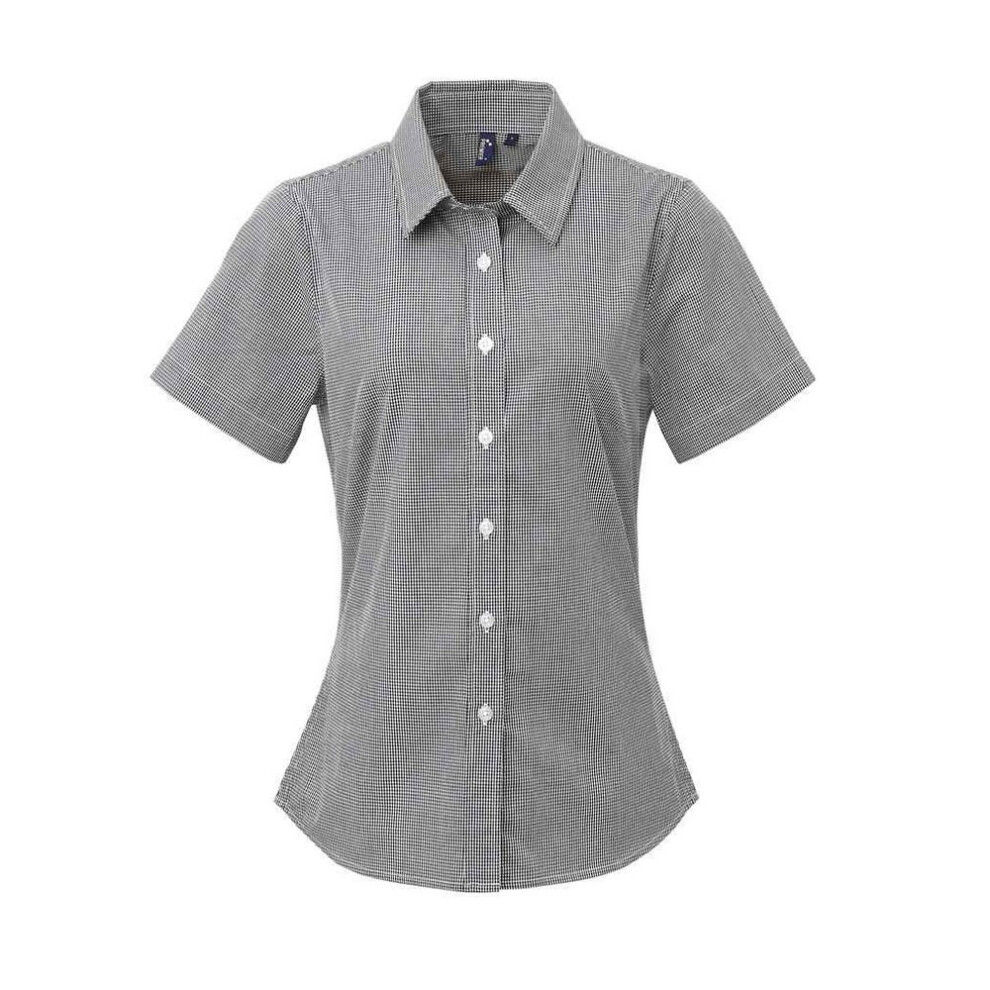 Gingham Short-Sleeved Shirt