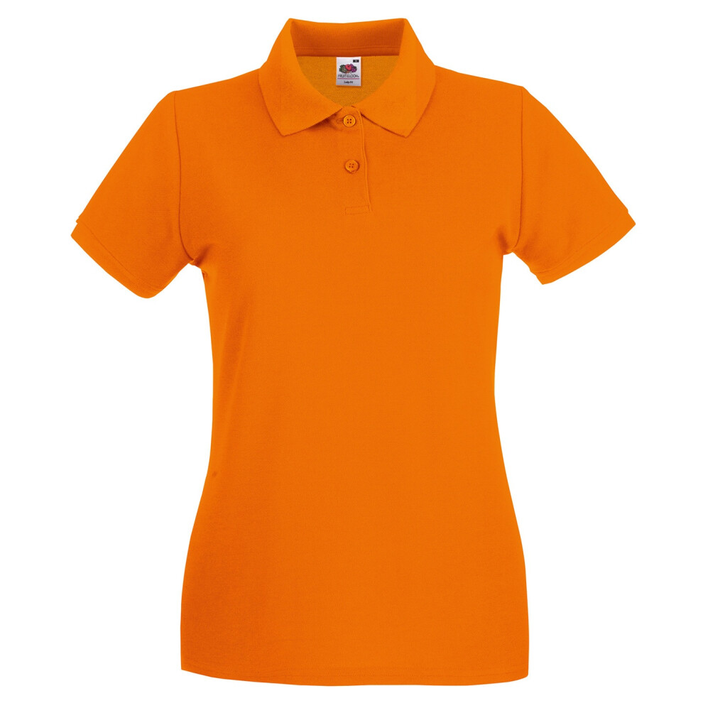 Premium Cotton Pique Lady Fit Polo Shirt