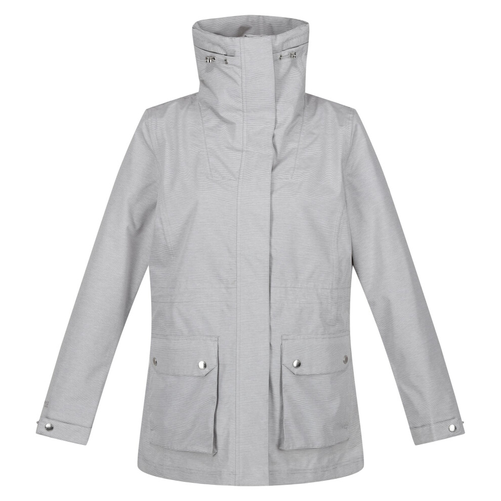 (14 UK, Silver Grey) Regatta Womens/Ladies Novalee Raincoat