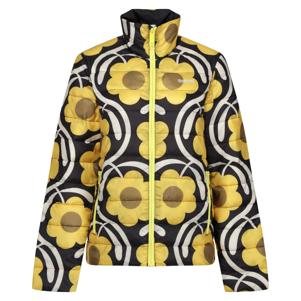 20 UK Yellow Regatta Womens Ladies Orla Kiely Apple Blossom Baffled Jacket on OnBuy