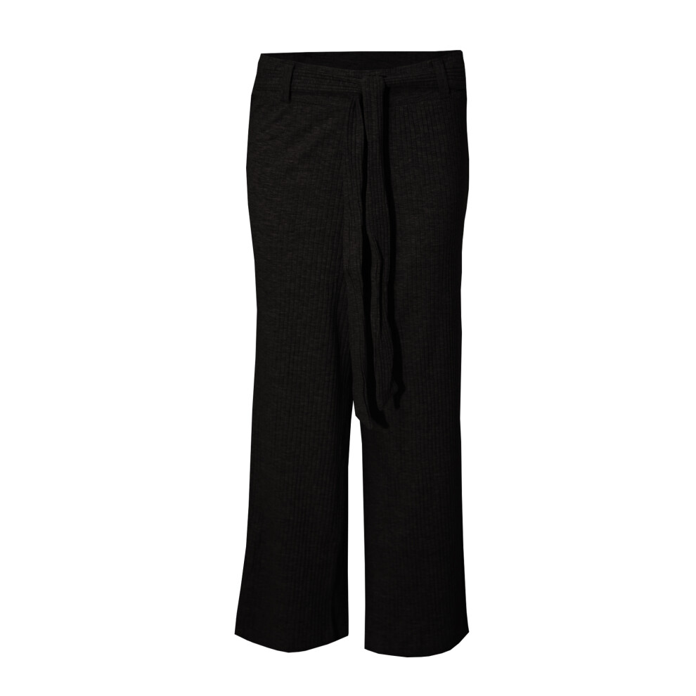 (M, Black) Brave Soul Womens/Ladies Meghan Belted Rib Trousers