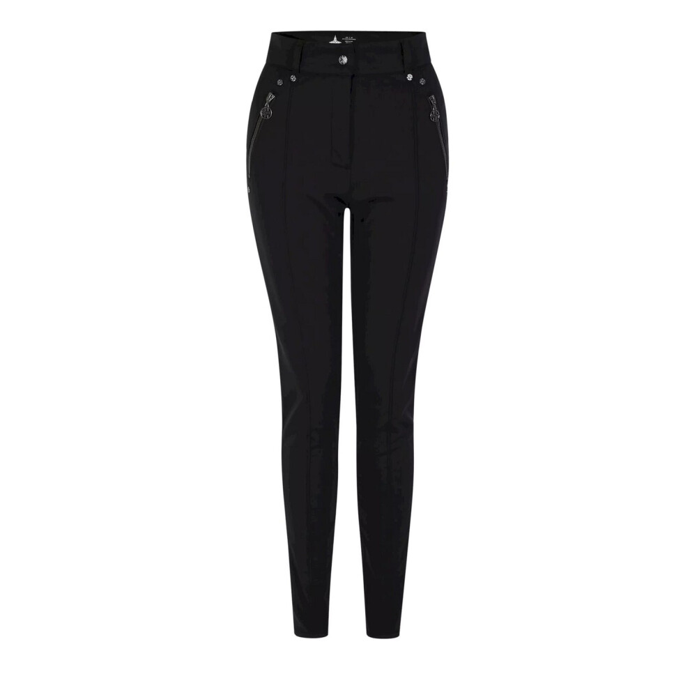 (14 UK, Black) Dare 2B Womens/Ladies Julian Macdonald Regimented Ski Trousers