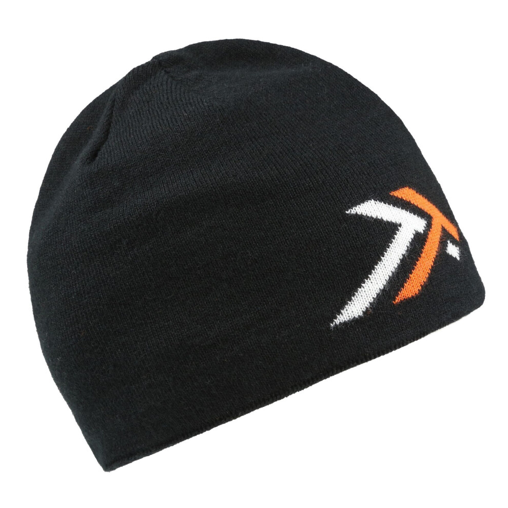 (One Size, Black/Magma Orange) Regatta Mens Waterproof Beanie