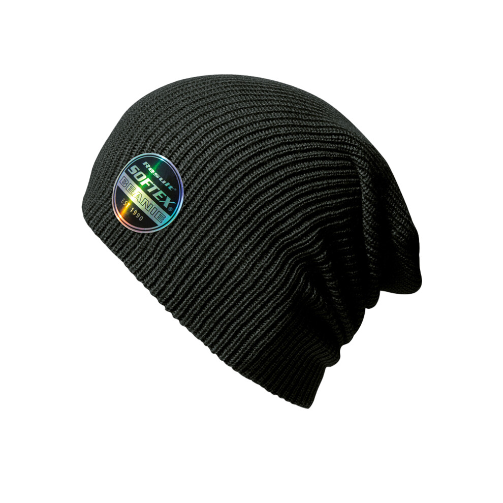 (One Size, Black) Result Core Unisex Adult Soft Beanie