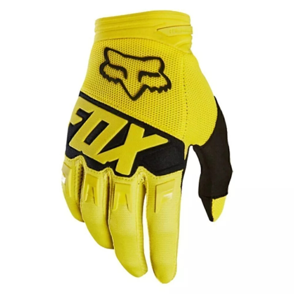 (, Xl) Racing Motorcycle Dirtpaw Gloves Cycling Bicycle Mtb Bike Riding Yellow