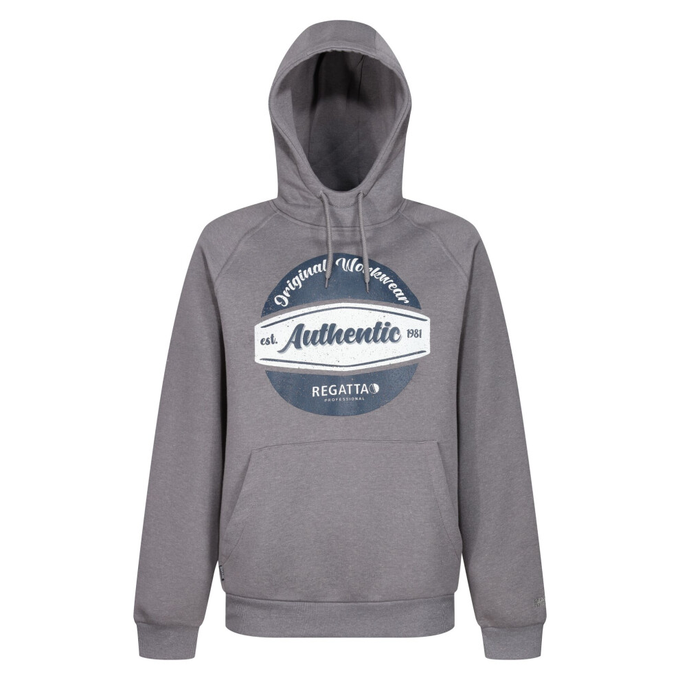 (L, Rock Grey Marl) Regatta Mens Original Hoodie