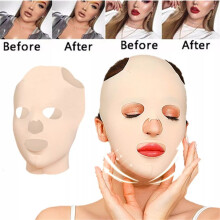Anti Wrinkle Reusable Sleeping Mask Full Face Face-lift Mask Sleep Bandage