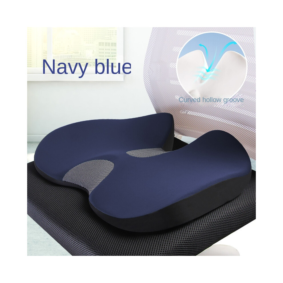 Yetp Star (Navy Blue, 45X35cm) 1Pc Cushion Non Slip Orthopedic Memory Foam Prostate Cushion