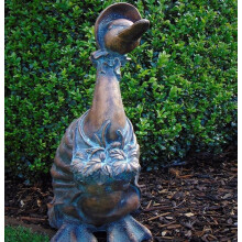 (Teal) Animal Resin Crafts Ornaments Garden Scene Layout Courtyard Decorations