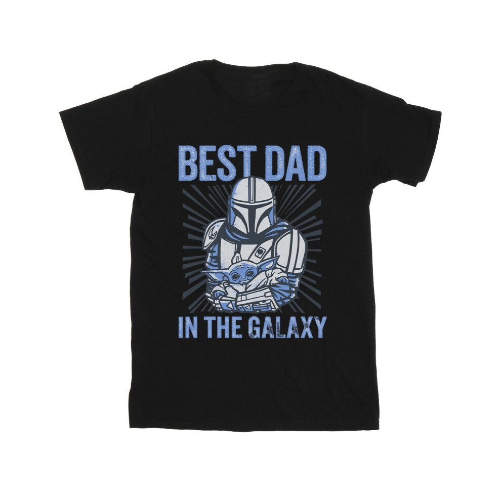 Mandalorian Best Dad Galaxy T-Shirt