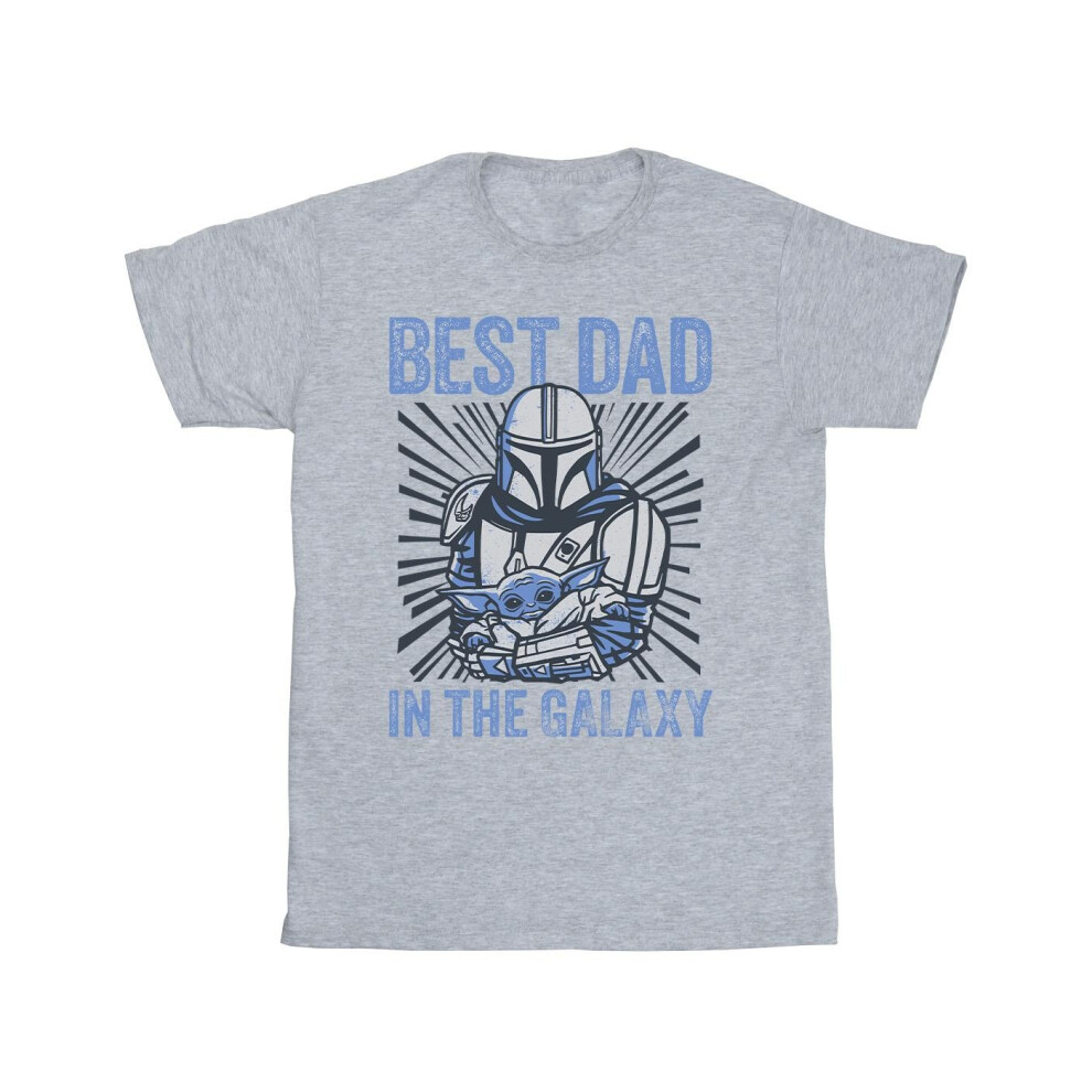 Mandalorian Best Dad Galaxy T-Shirt