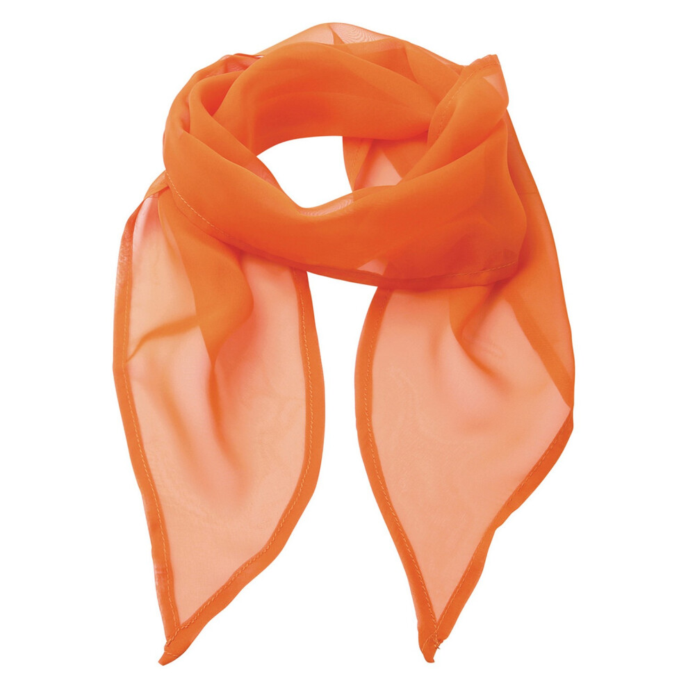 (One Size, Terracotta) Premier Unisex Adult Colours Chiffon Scarf-image-OPC-PDYPCNB-NEW
