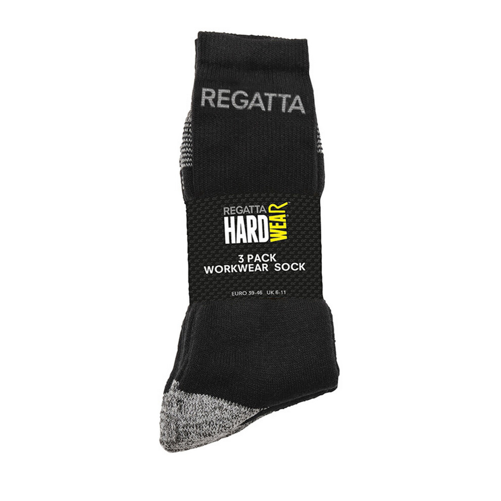 Regatta Hardwear Mens Workwear Socks (Pack Of 3)