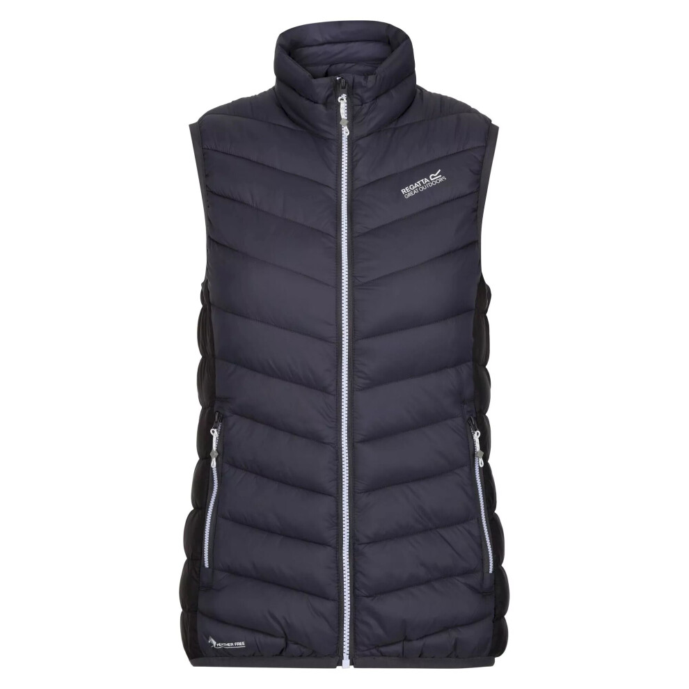 (10 UK, Seal Grey/Black) Regatta Womens/Ladies Harrock Lightweight Body Warmer